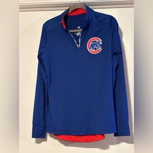 Fanatics Blue Quarter-Zip with Logo